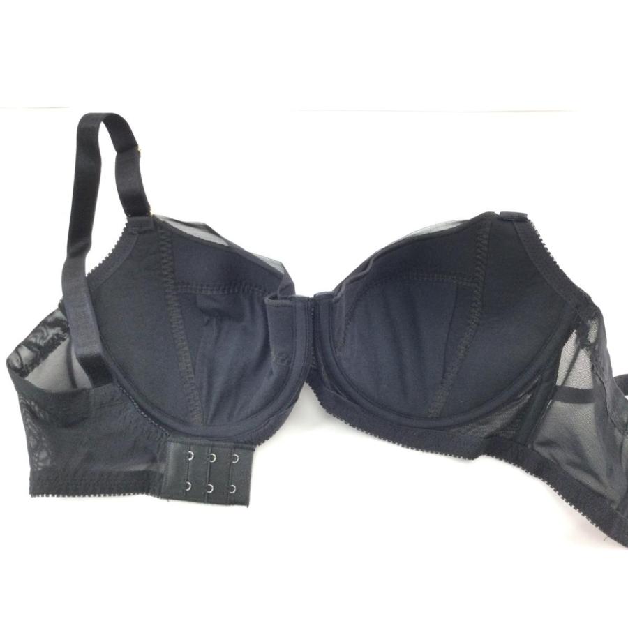 ブラジャー 美しく整える グラマーサイズ E80 ブラック 送料250円