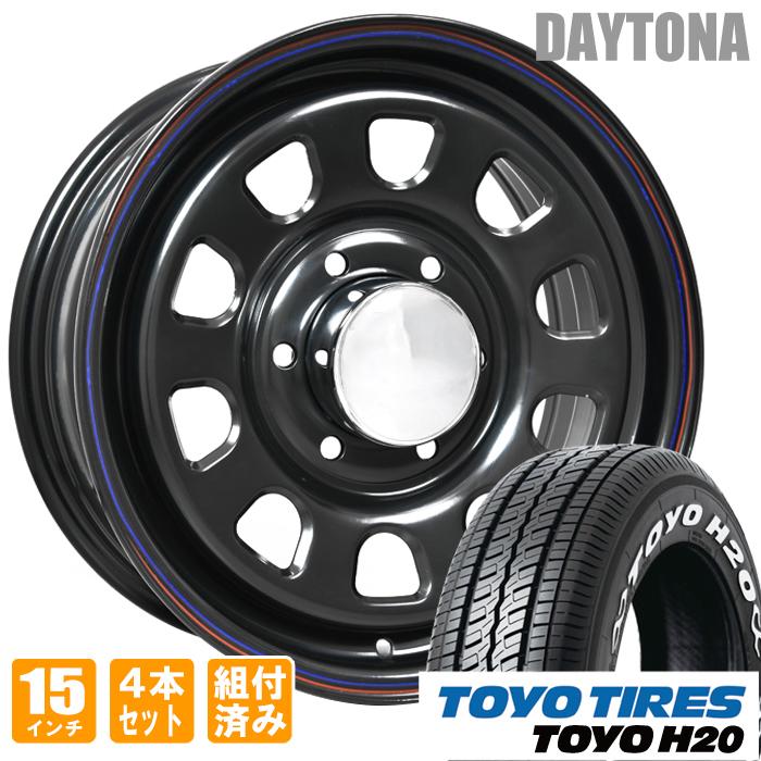 全国送料無料 デイトナ 15インチ ブラック レッド＆ブルー ライン  