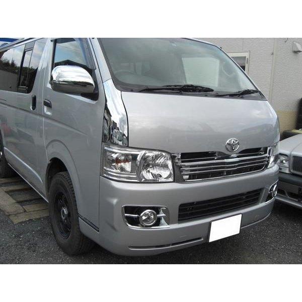 トヨタ　200系　ハイエース　純正　フロント　コーナーパネル　左右セット 全国送料無料 200系 ハイエース メッキ コーナー パネル 左右