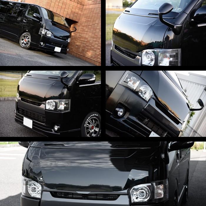 トヨタ ハイエースボンネット　送料込み 全国送料無料 ハイエース 200系 バッドフェイス ボンネット HELIOS