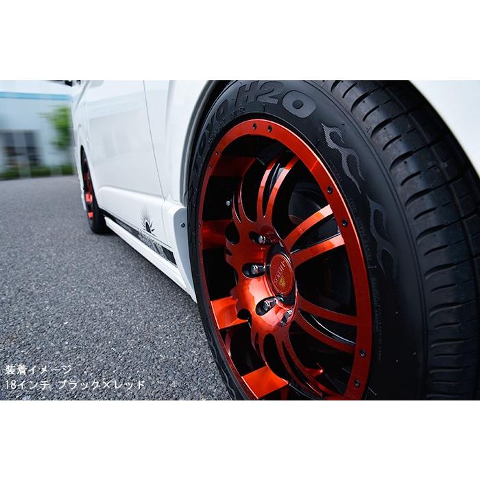 ②トーヨータイヤ付き18インチホイールセット TOYO TIRES（トーヨータイヤ） 全国送料無料 ハイエース タイヤ