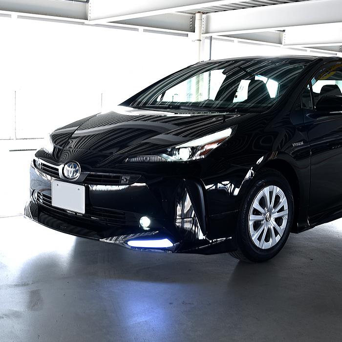 全国送料無料 ZVW50 プリウス 後期 エアロ フルセット LED フロント