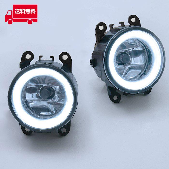 スズキ JB64 JB74 ジムニー ホワイト LED ファイバー イカリング 付き