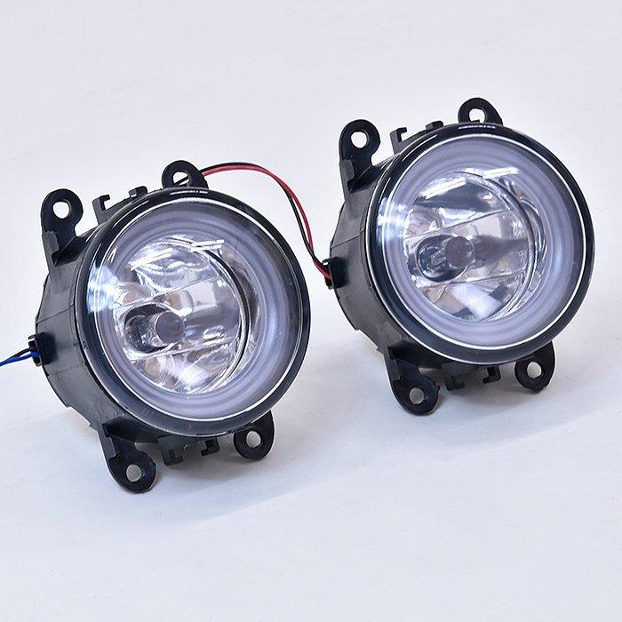 スズキ JB64 JB74 ジムニー ホワイト LED ファイバー イカリング 付き