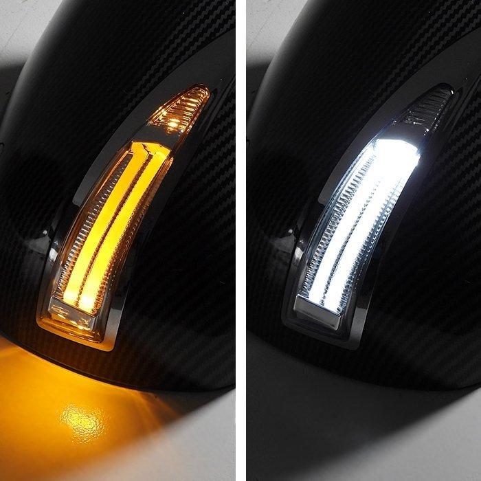 H電動格納式 200系 ハイエース 2色 LED ファイバー カーボンドアミラー 全国送料無料 電動格納式 200系 ハイエース 2色 LED ファイバー
