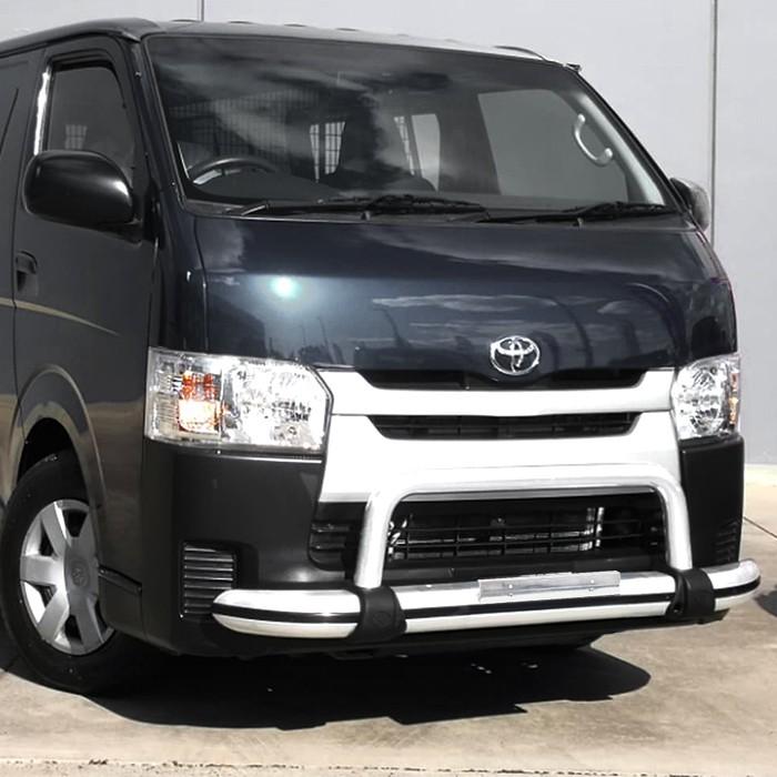 全国送料無料 200系 ハイエース 標準 アルミ バンパーガード 
