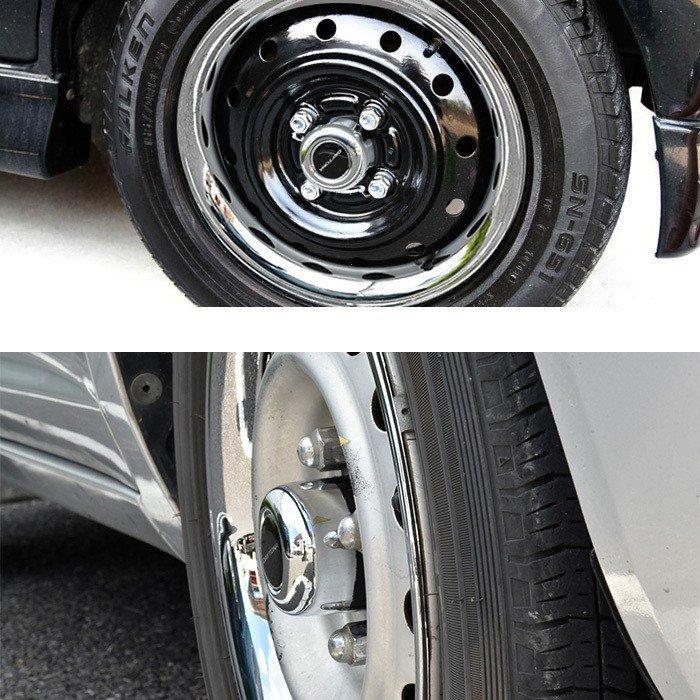 ハイエースてっちんホイールキャップセット Amazon.co.jp: ハイエース キャラバン 純正ホイール センター