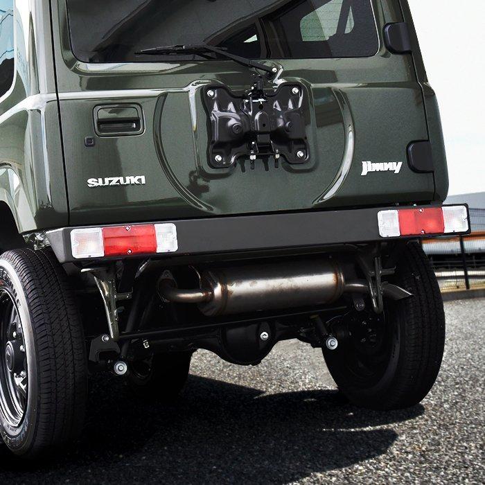 ☆16675 JB64 JB74 新型 ジムニー スチール リアバンパー スクエア 角型 オフロード :newparts-2034-r:outlife ヤフーショッピング店 通販 JB64 JB74 新型 ジムニー スチール リア バンパー スクエア 角型 オフロード 車 カスタム カスタムパーツ パーツ カー用品 車用品 カーパーツ