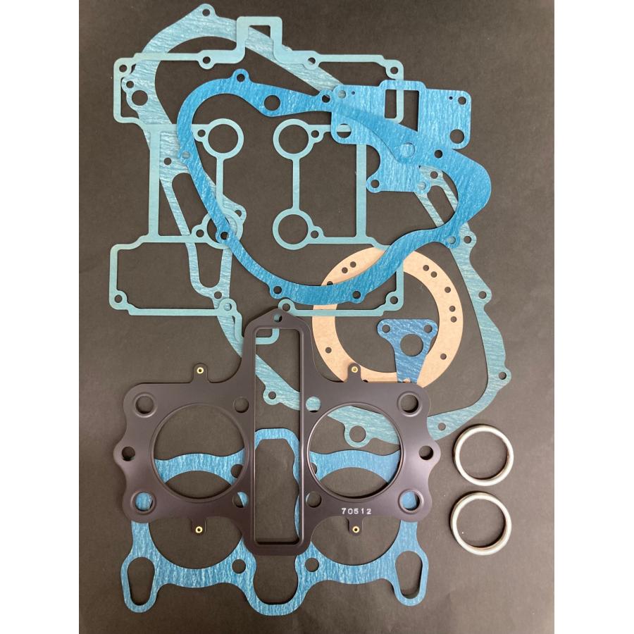 OUTLINE製品】GS400 エンジン用ガスケットセット(67.5φ強化メタル