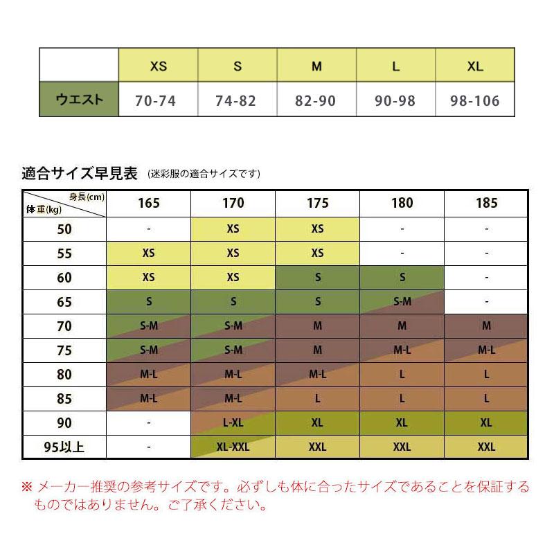 在庫限り】【特価品】SHENKEL 迷彩服 上下 セット 5色 5サイズ