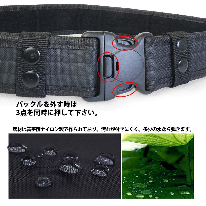 SHENKEL デューティー ベルト ブラックホーク タイプ ナイロン