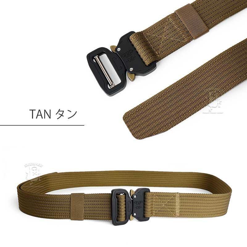 SHENKEL Cobraタイプ メタルバックル タクティカルベルト 幅38mm