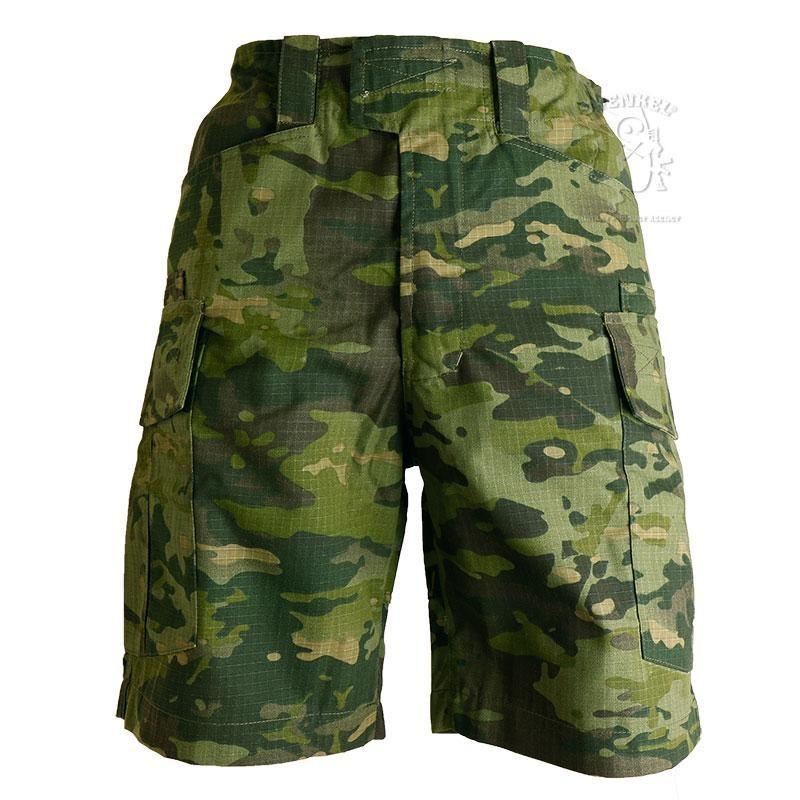 SHENKEL メンズ ショートパンツ ハーフパンツ ベルト内蔵 迷彩 2
