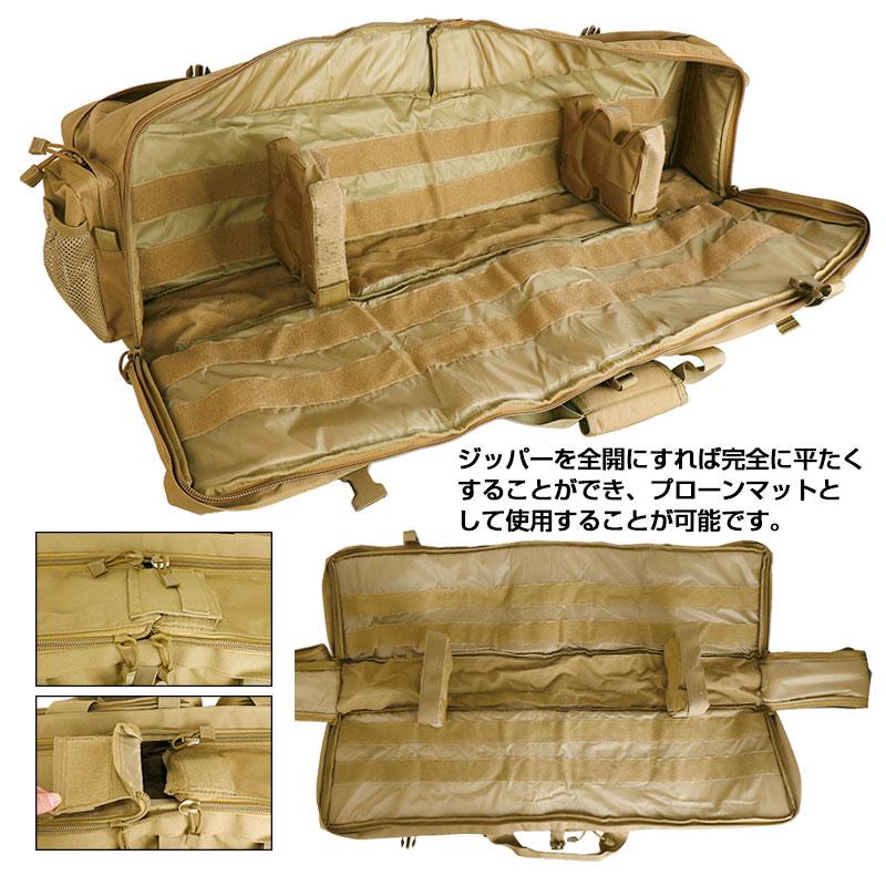 SHENKEL M249タイプ 大型 大容量 ライフルケース ソフト ガンケース 2