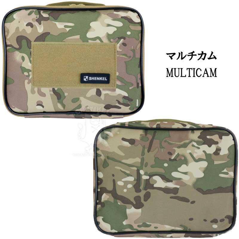 SHENKEL シェンケル ソフト ハンドガン ケース ガンケース ナイロン (OD/BK/MC/TAN/MCB/自衛隊迷彩) マルチケース サバ |  | 06