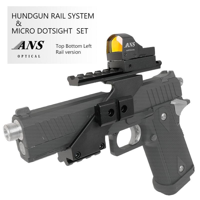 ANS Optical ハンドガン用 マウントベース ドットサイト コンパクト 3