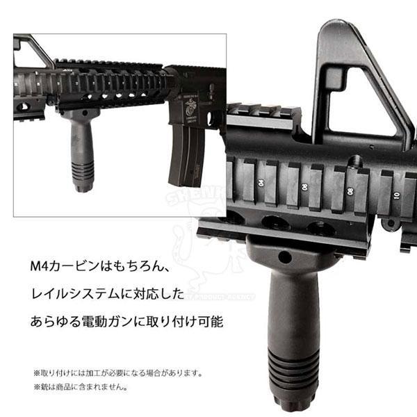 KNIGHTs ナイツタイプ スタンダード  バーティカルフォアグリップ バーチカル BK AK M4 20mmレイル 20mmレール｜outsiders｜04