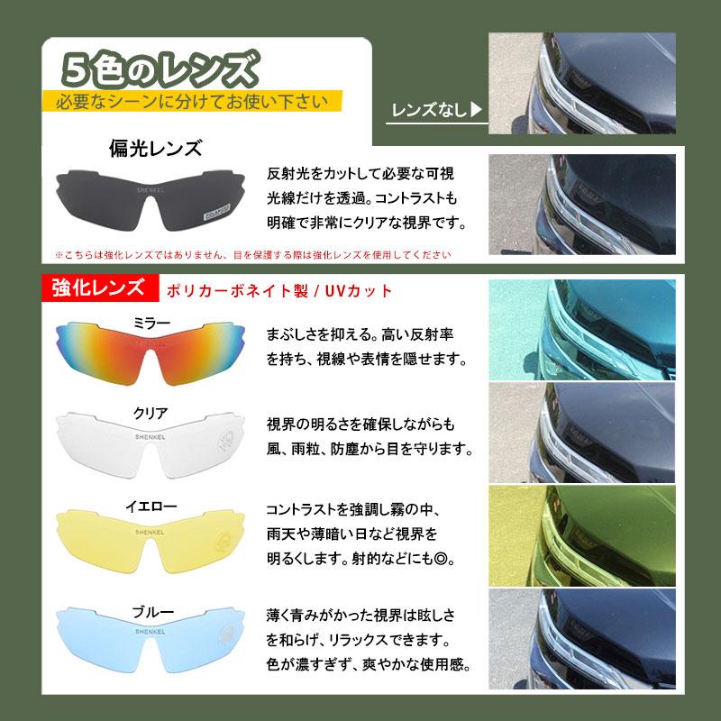 POC スポーツサングラス 交換レンズ付き UV400 軽量 SHENKEL スポーツ サングラス 交換レンズ付き（偏光レンズ