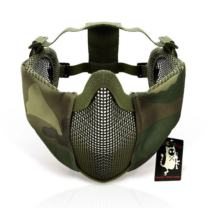 SHENKEL 耳まで保護 曇らない メッシュ マスク ハーフ フェイス