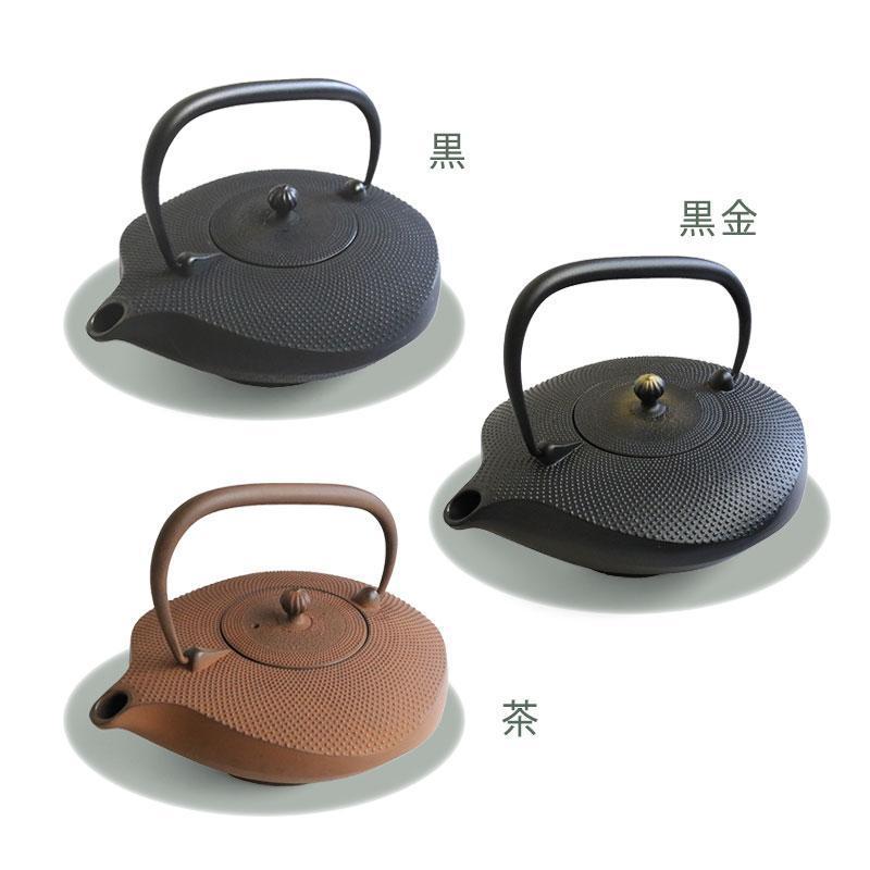 奥州 南部鉄器 急須 南部形かわせみ 6色 1.0L ホーロー加工あり