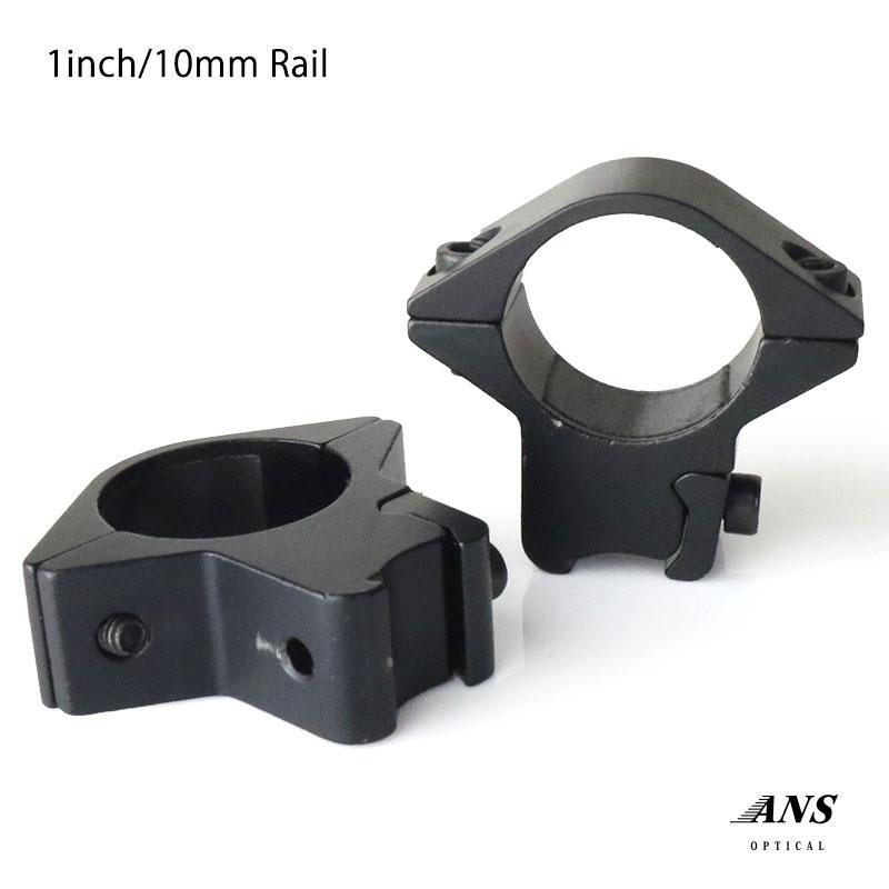 マウント リング ローマウント リング径 1インチ （25.4mm）/ ベース対応幅10mm BK スコープマウント スコープ mount