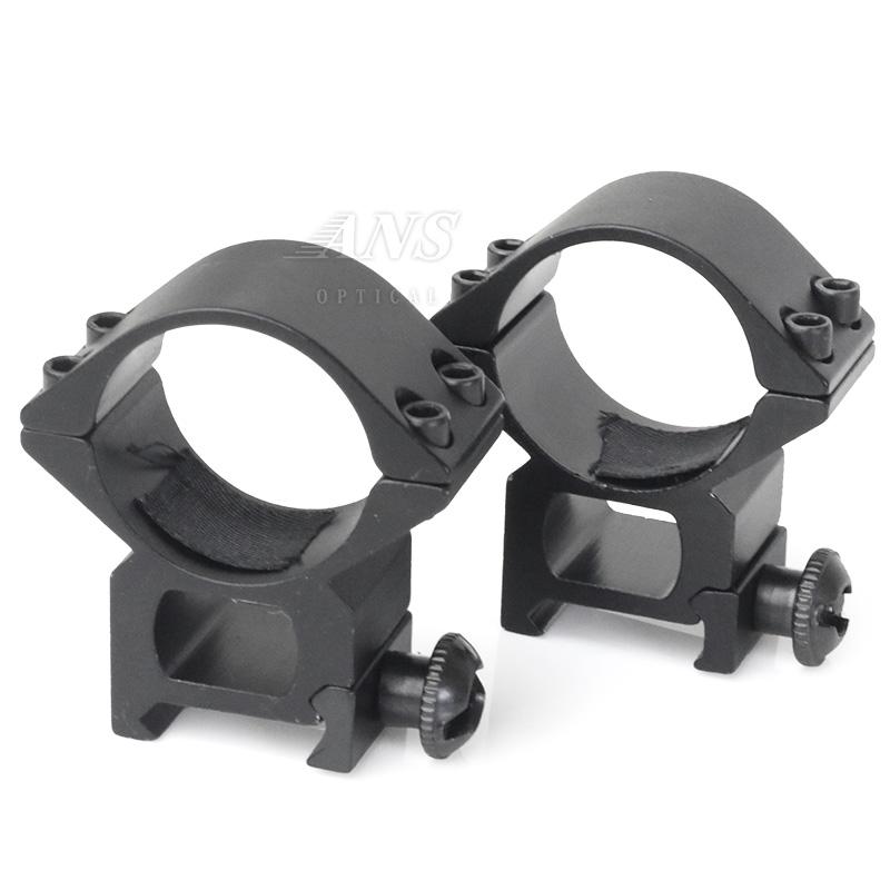 ANS Optical マウントリング 30mm ミドルマウント Wボルト 対応レール