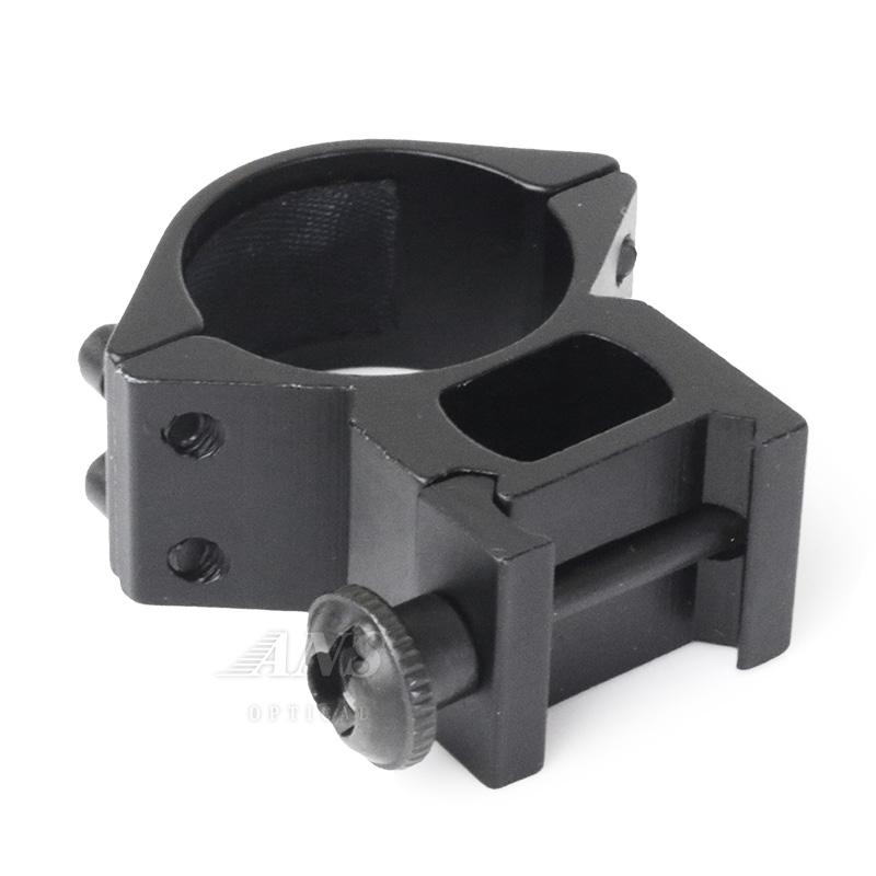 ANS Optical マウントリング 30mm ミドルマウント Wボルト 対応レール