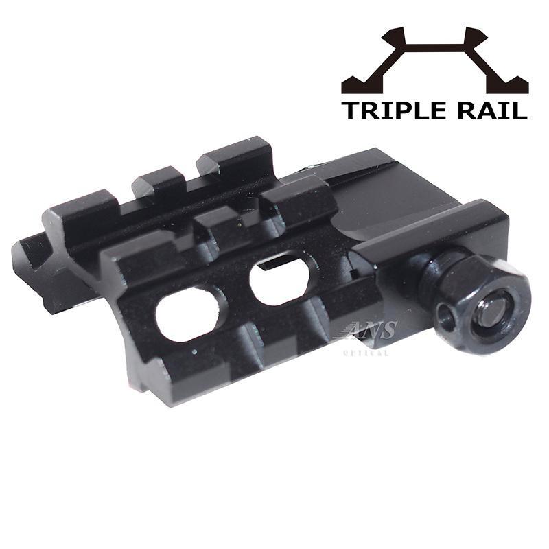 ユニバーサルクイックデタッチアングルマウント エアガン サバゲー サバイバルゲーム 装備Triple Rail マウント｜outsiders