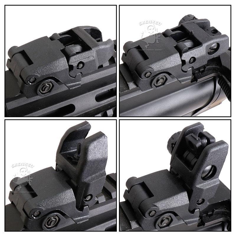 SHENKEL ワンタッチフリップアップ式 バックアップサイト 前後セット