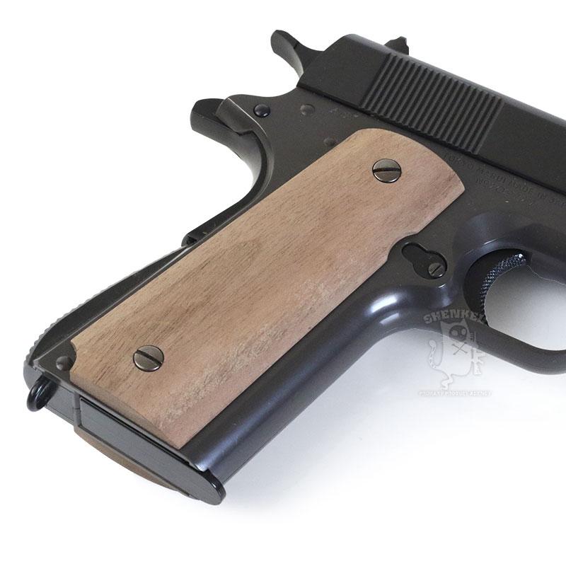 送料無料】SHENKEL 木製 グリップ コルト ガバメント 1911 カスタム