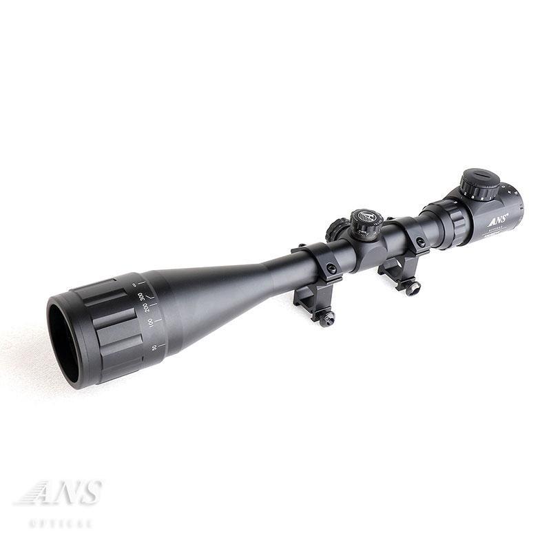 ANS Optical 6-24倍 可変ズーム 6-24x50 AOE フロントフォーカス 20mmレール 20mmレイル イルミ | 