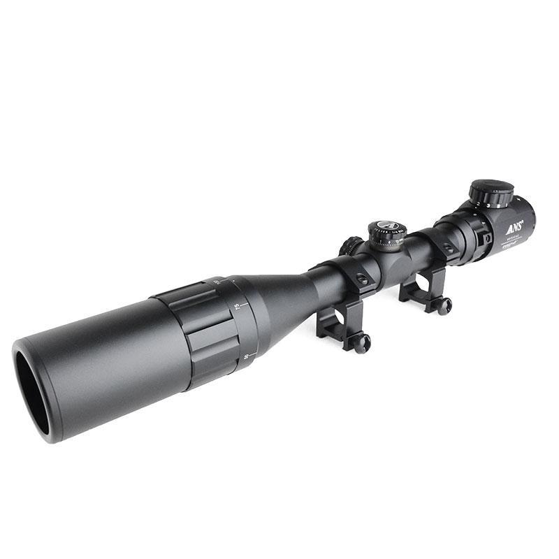 ANS Optical 3-9倍 可変ズーム 3-9x40 AOE フロントフード