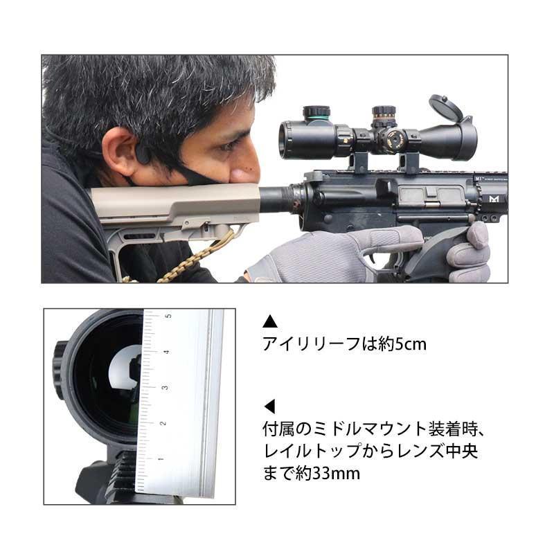 ANS Optical 1.5-5.5倍 可変ズーム ショートスコープ 32mmレンズ