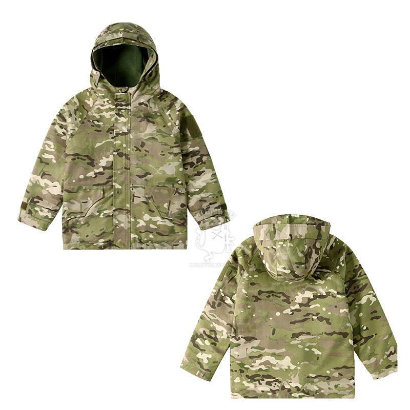 SHENKEL シェンケル 子供用 タクティカルジャケット 裏フリース 迷彩