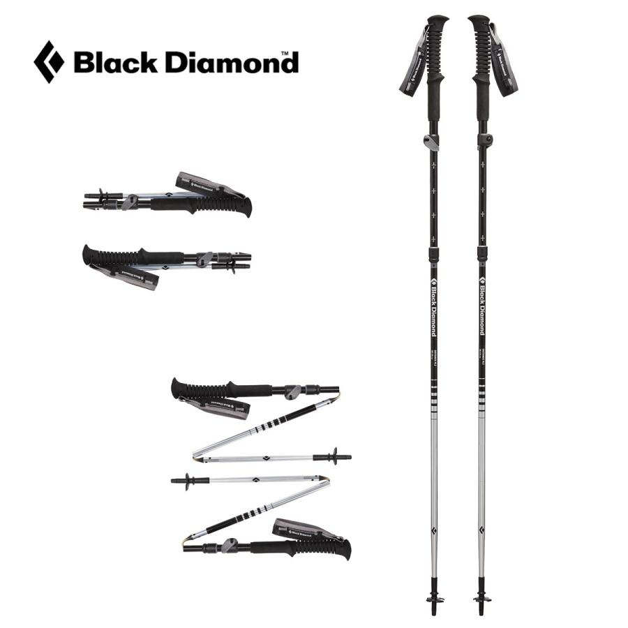 Black Diamond ブラックダイヤモンド ディスタンスFLZ 95-110cm 男性モデル トレッキングポール 折り畳み式 ストック