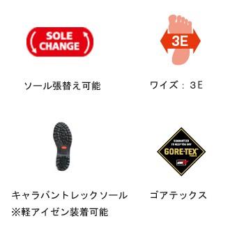 Caravan　キャラバン　C1_02S　ユニセックス　登山靴　トレッキングシューズ　ゴアテックス GORE-TEX 防水　山登り　キャンプ　アウトドア　野外フェス　0010106｜outspot｜09