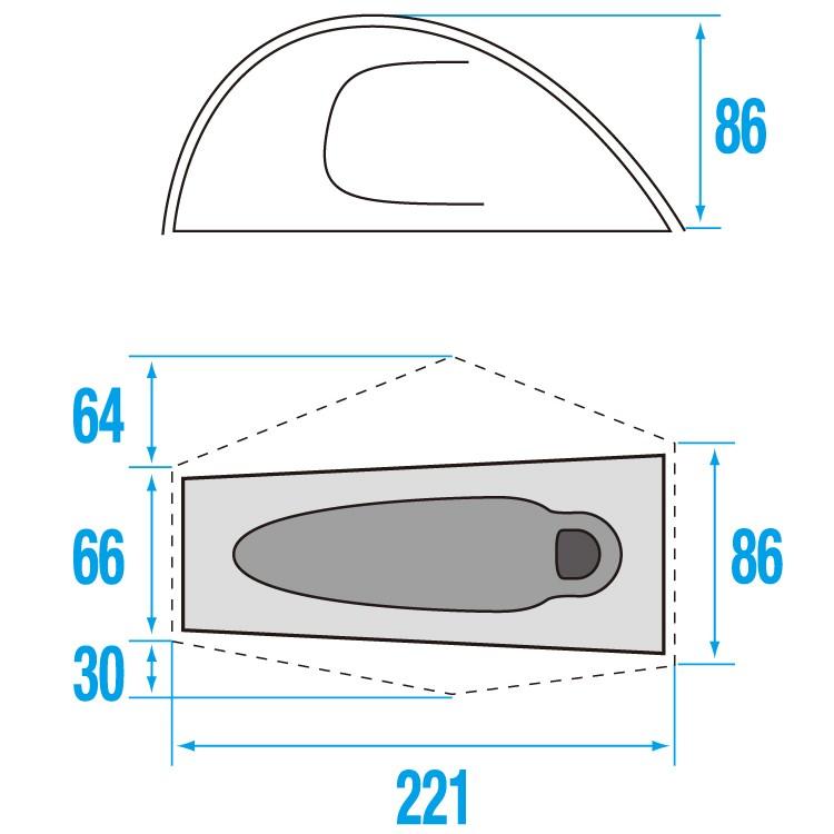 THE NORTH FACE ザ・ノースフェイス　ストームブレーク1　Stormbreak1　NV22310　キャンプ 登山 アウトドア　1人用テント｜outspot｜11