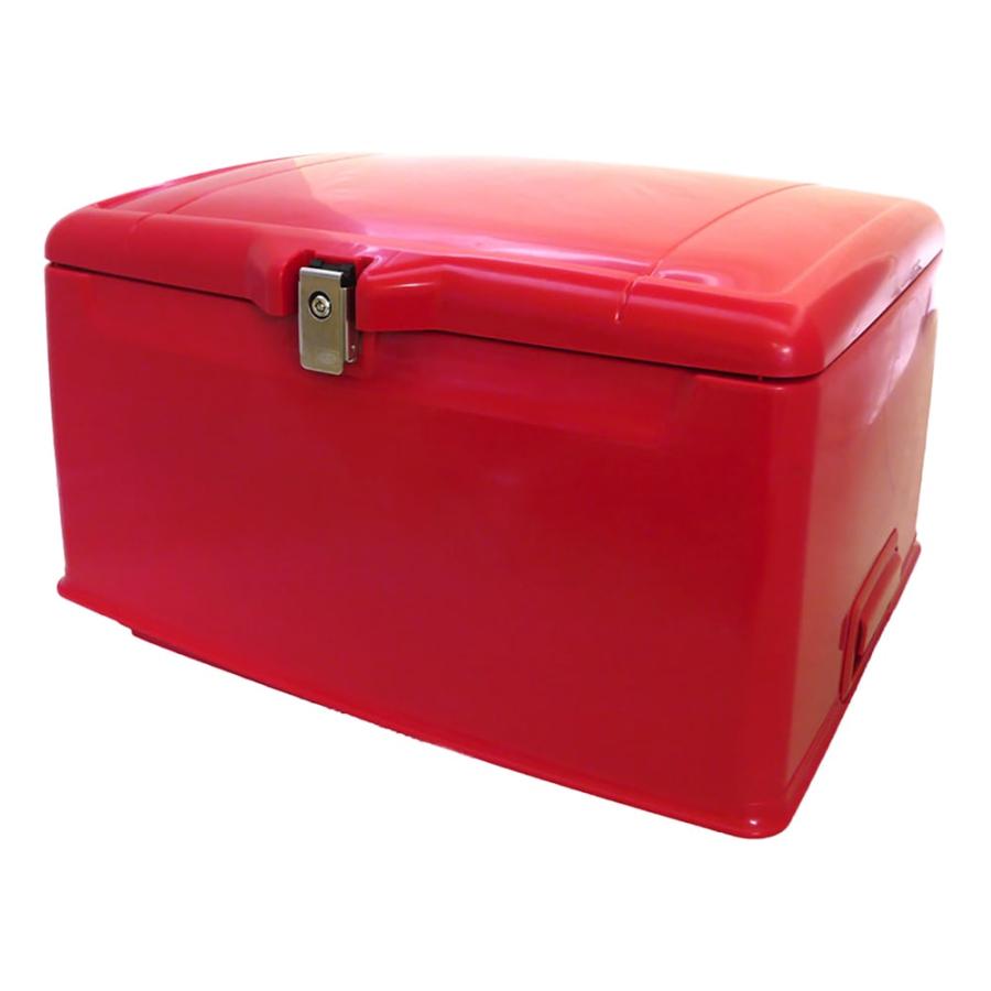 旭精器製作所 郵政集配用大型キャリーボックス 赤 af 旭風防