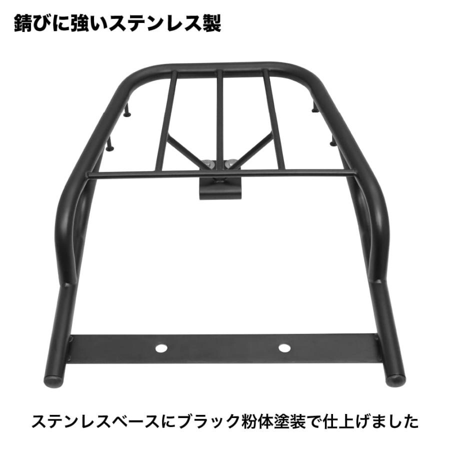 ホンダ スーパーカブ クロスカブ用 アップフラットキャリア ブラック B