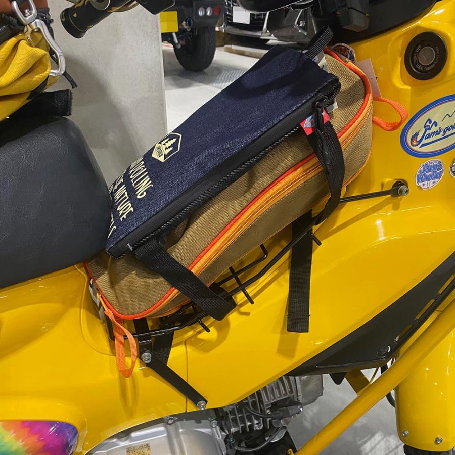 ジャムズゴールド JAM'SGOLD ポケットバッグ JGB-1028 デニム バイク 汎用 ベルト付き 車載バック |  | 11
