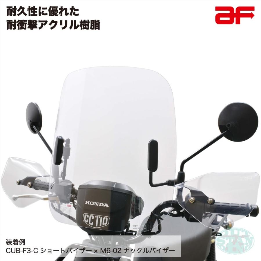 旭風防 メッシュ 値下げしました 旭風防 ナックルバイザー ナックルガード M6-02 クリア ホンダ