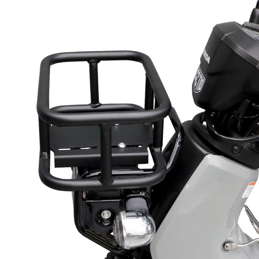 クロスカブ用 フロントバスケット 前カゴ ブラック JA45 JA60 荷物
