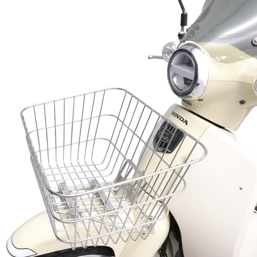 アウトスタンディング フロントバスケット スーパーカブ用 ステンレス