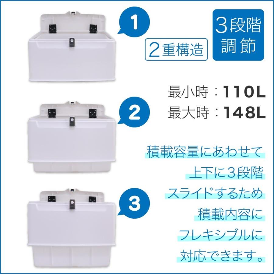 旭精器製作所 郵政集配用大型キャリーボックス 白 af 旭風防 スーパー
