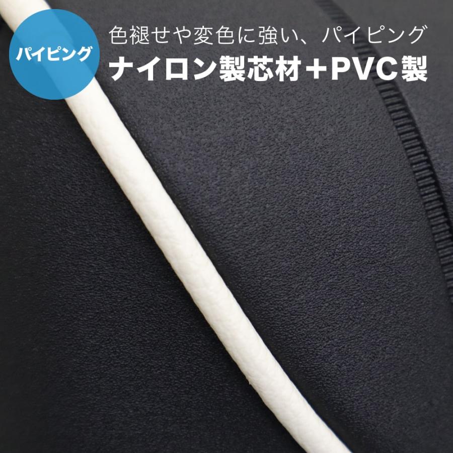 「高品質・国内縫製」サドルシート シングルシート ホンダ ハンターカブ CT125 JA55 JA65 ブラック タックロール 白パイピング_3