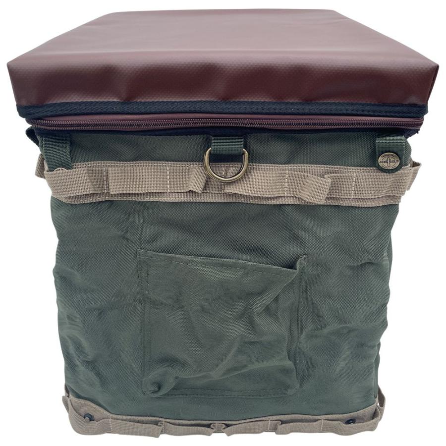 ジャムズゴールド SMASHED 保冷 シートバック 40L カーキ キャンプ