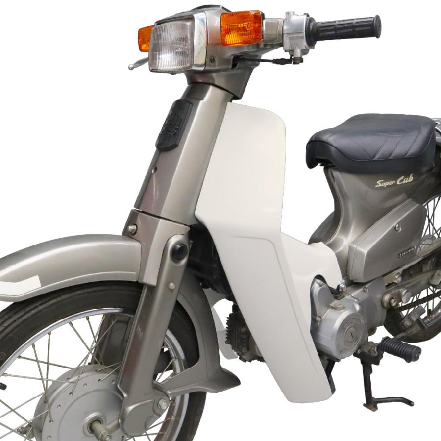 スーパーカブ レッグシールド レッグカバー ベージュ 角ライト