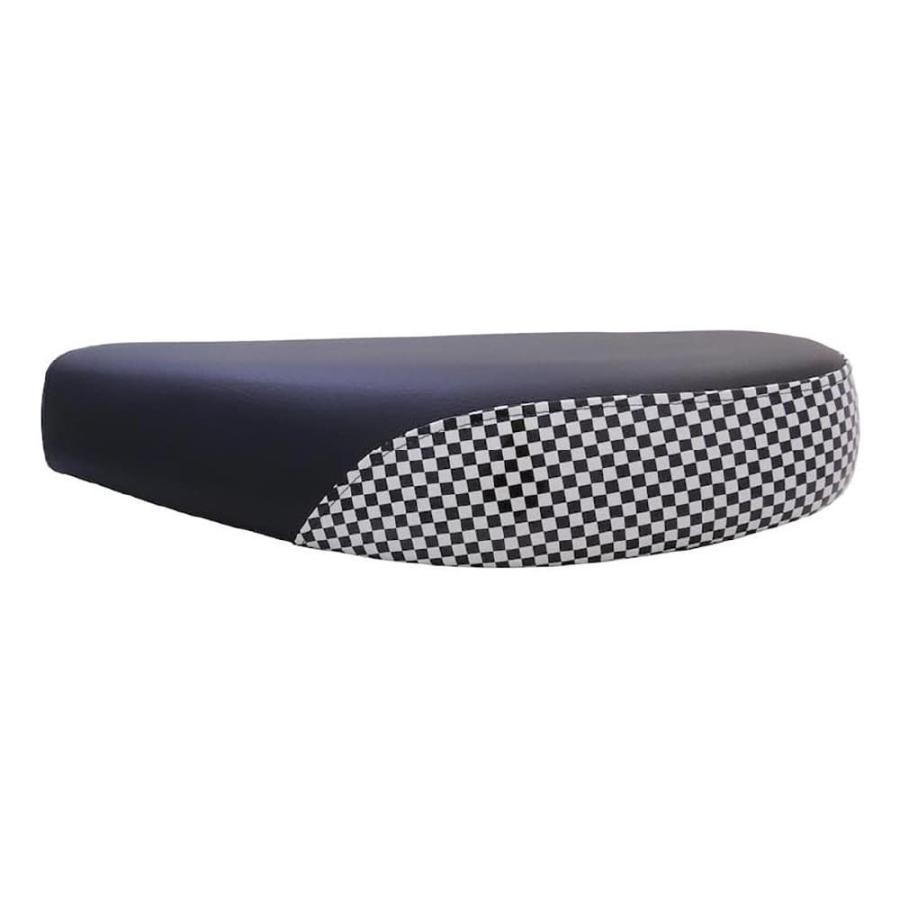 スーパーカブ ミディシート M3 黒 白黒チェック 53cm デラックス