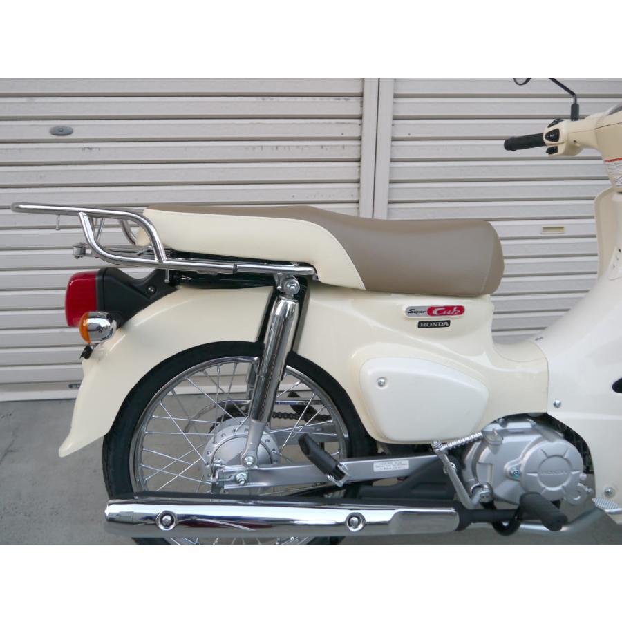 スーパーカブ　ja44 シート　グレー×アイボリー スーパーカブ ja44 シート グレー×アイボリー KITACO（キタコ