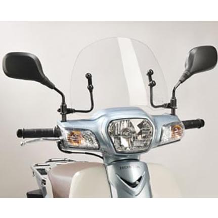 バイク用品【ジャンク品】HONDA ウインドシールド クリア 風防 カブ 旭風防 ホンダ スーパーカブ ウインドシールド クリア SPC-03 50
